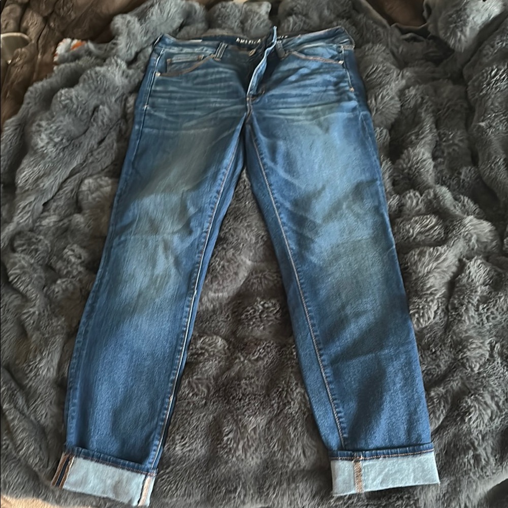 American Eagle Outfitters High Rise Blue Jeans